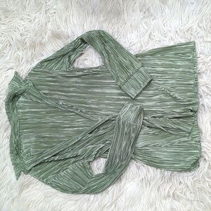 Green blouse